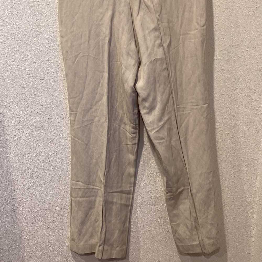 90s baggy Silk/linen‎ trousers - Picture 10 of 10